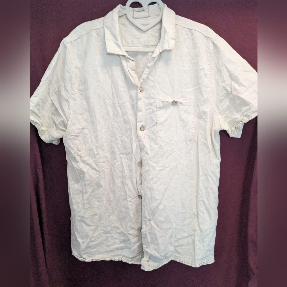 Cotton On Men's White Casual Button Down Shirt